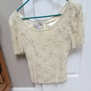 Woman's Sequin Laurence Kazar Top